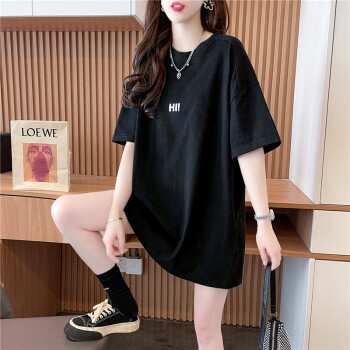 潮牌设计感短袖t恤女慵懒风打底衫2023年新款夏季宽松 潮牌设计感短袖t恤女慵懒风打底衫2023年新款夏季宽松